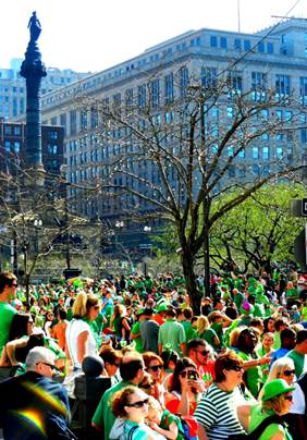 St Patty's Day in Cleveland, Ohio