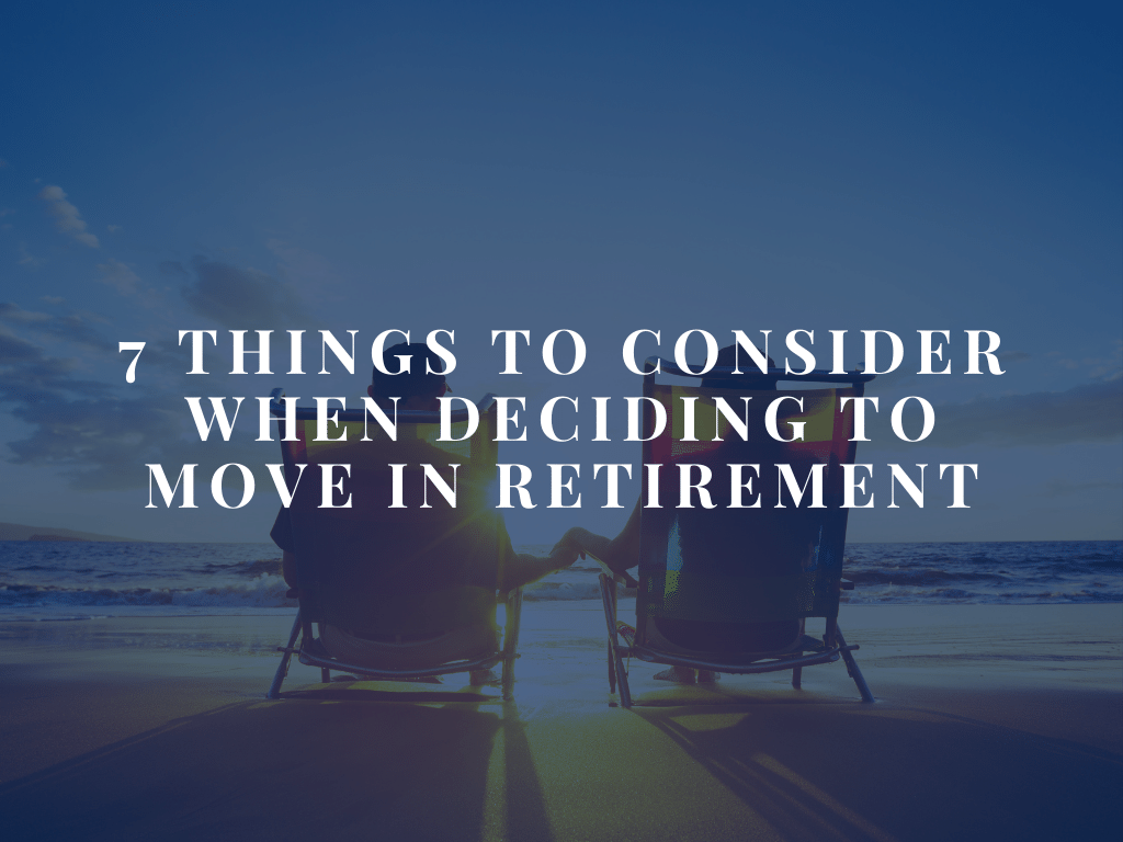 7 things to consider for retirement January blog