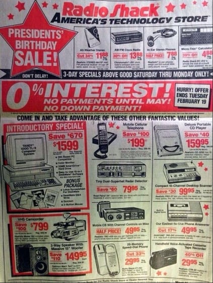 RadioShack Ad (1991)