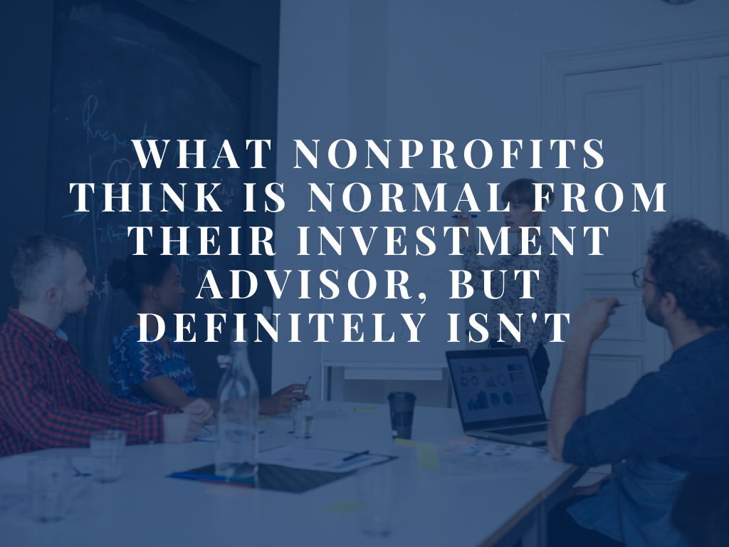 What Nonprofits Think is Normal