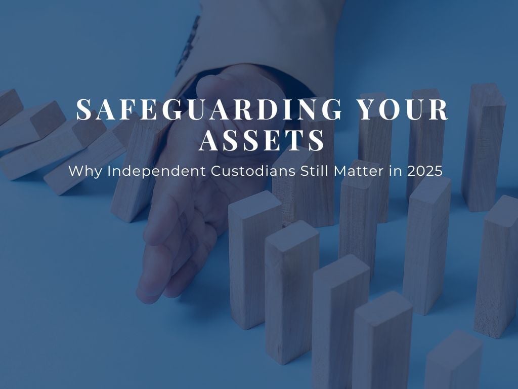 Visual representation of custodial account safety and transparency”